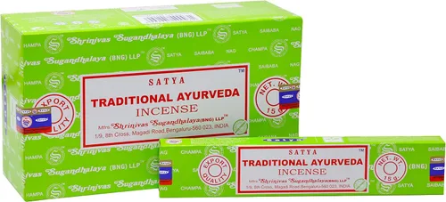 Miniatura 15 de EARTH Satya Nag Champa - Varillas de incienso prémium de 15 GMS (paquete de 12) (certificado verde) – Agarbatti enrollado naturalmente a mano
