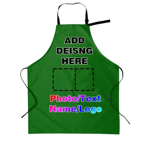 Miniatura 32 de Delantales personalizados para mujeres y hombres, delantal personalizado con logotipo de texto fotográfico, delantales de cocina personalizados
