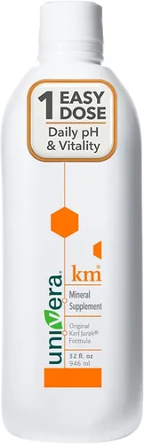 Univera km Suplemento líquido de potasio, equilibrio de pH, apoyo a la digestión, suplementos minerales con magnesio, fórmula original de Karl