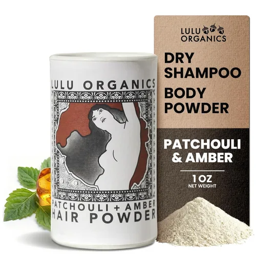 Miniatura 8 de Champú seco en polvo, ideal para cabello oscuro, rubio y graso, polvo corporal orgánico para mujeres y hombres, sin parabenos ni talco, sin