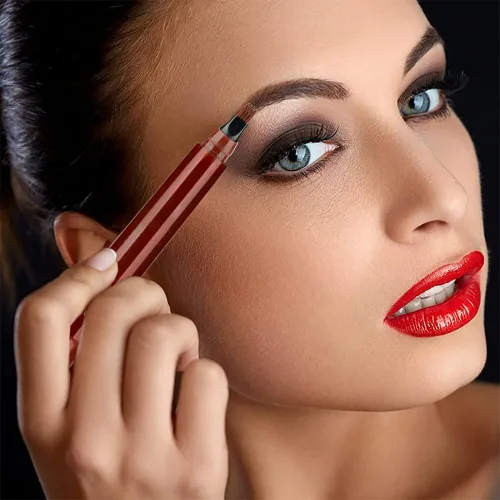 Miniatura 8 de Lápiz de microblading para cejas, 2024 NUEVO Lápiz de tatuaje mágico para cejas 4 puntas de horquilla, crea cejas naturales tipo cabello, lápiz