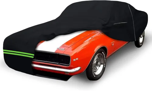 Miniatura 8 de Funda impermeable para coche Replace para Ford Mustang 1964-1978, 6 capas para todo tipo de clima, funda personalizada Mustang para todo el coche