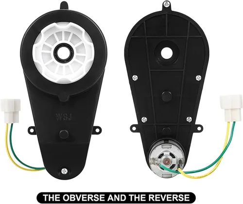 Miniatura 3 de A06R 2 piezas niños paseo en coche caja de cambios 550 12V motor 40000RPM motor eléctrico con caja de cambios de alta velocidad RS550 DC Motor Match