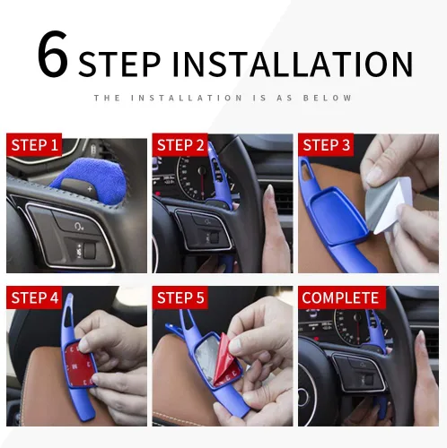 Miniatura 6 de Sports Negro CNC Billet Aluminio Volante Cubiertas de Extensión de Paletas de Cambio Más Grandes Compatibles con mazda3 Axela Mazda 3 2020 2021