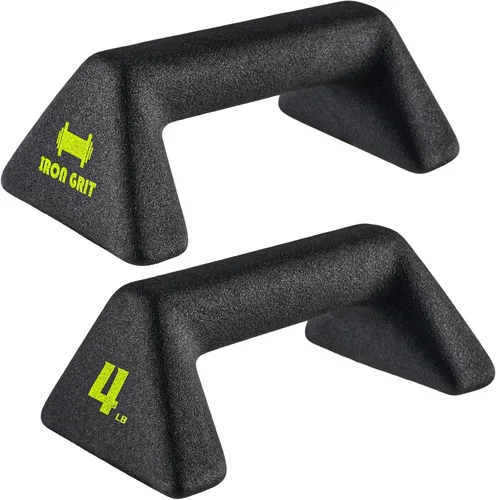 Barras de empuje para entrenamiento de fuerza para paradas de manos, plancha completa y inmersiones, calistenia, gimnasia, antideslizante, Negro