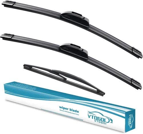 Miniatura 24 de VTOGOI escobillas de limpiaparabrisas con juego de escobillas traseras para BMW X3 2004-2010, repuestos de limpiaparabrisas automotrices, que