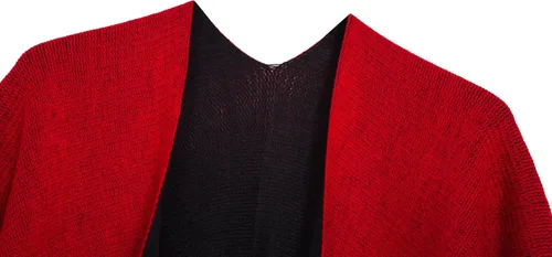 Miniatura 15 de Urban CoCo Poncho vintage de invierno para mujer, capa con borlas, chal envolvente