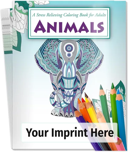 Miniatura 11 de ZOCO Libros para colorear de animales, paquete de 10 unidades, regalos de relajación para adultos, personas mayores, adolescentes y niños, ideal Sin