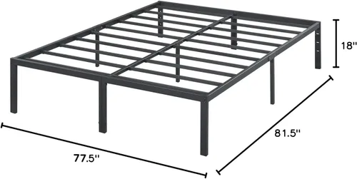 Miniatura 2 de Listón de marco de acero de la cama para dormir Olee T-3000 OL14BF04, Acero, Negro