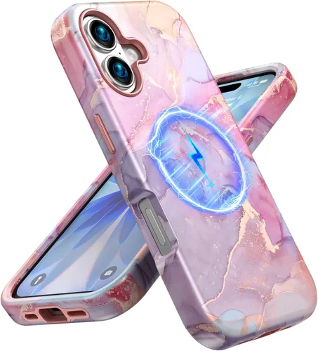 Miniatura 29 de Magsafe - Funda protectora para iPhone 13/14, a prueba de golpes, a prueba de caídas, funda inalámbrica para parachoques, protección híbrida