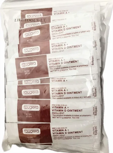 50PCS VITAMIN A & D tatuaje Microblading aftercare gel, crema reparadora hidratante, promueve la renovación de la piel, para maquillaje permanente