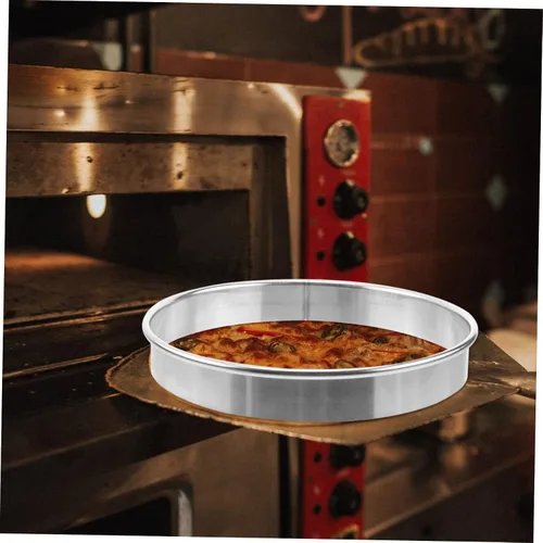 Miniatura 4 de BESTonZON Anillo de cocina para salsa de pizza de 6.88 pulgadas, herramienta para hornear de acero inoxidable con borde profundo para untar salsa