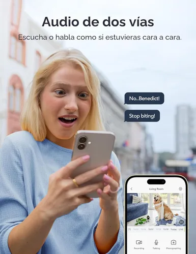 Miniatura 4 de Cámara de seguridad GNCC para interiores, cámaras 2K para seguridad del hogar con detección de movimiento, cámara para bebé/mascota con aplicación