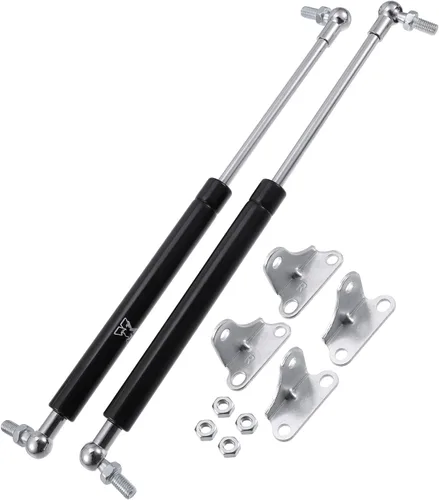 X AUTOHAUX 2 piezas de 13 pulgadas 60 libras soportes de elevación de gas resortes universales RV capó de coche trasero barra de apoyo hidráulico