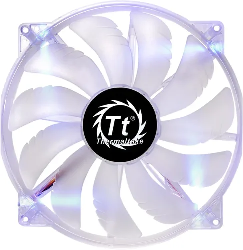 Miniatura 6 de Thermaltake 200 mm Pure 20 Series Azul LED Ventilador de Caja Tranquilo de Alto Flujo de Aire de Alto Rendimiento Fácil de Instalar Transparente
