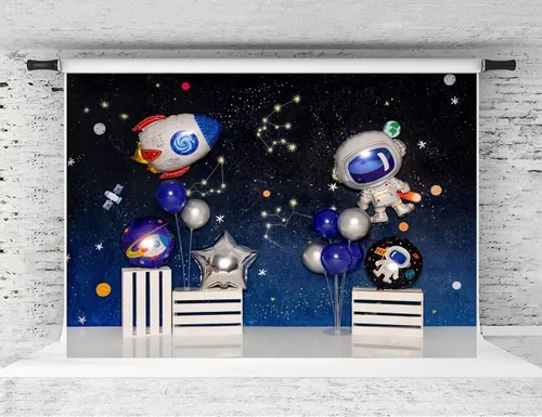 Miniatura 5 de Kate Telón de fondo de fotografía para niños, fiesta de cumpleaños infantil, astronautas, para el Día del Niño, fondos de Super Man Space