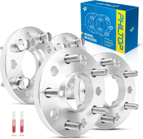 Miniatura 100 de PHILTOP Espaciador de rueda de 4 x 4 de 2 pulgadas, espaciadores de rueda centrados en las lengüetas para Polaris Trail Boss 330 2003-2013, Trail