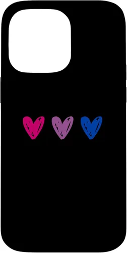 Miniatura 21 de Funda para iPhone 12/12 Pro Bisexual Pride Hearts Bi Pride Flag