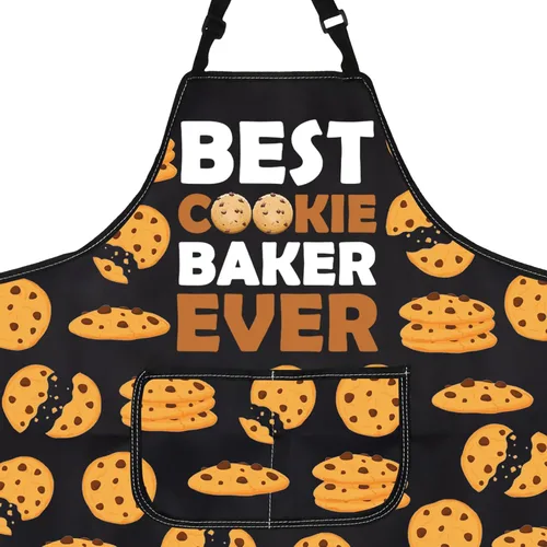 Miniatura 2 de PXTIDY Cooookie Baker Delantal Patissier Regalo Delantal para los amantes de la repostería Mejor Cooookie Baker Ever