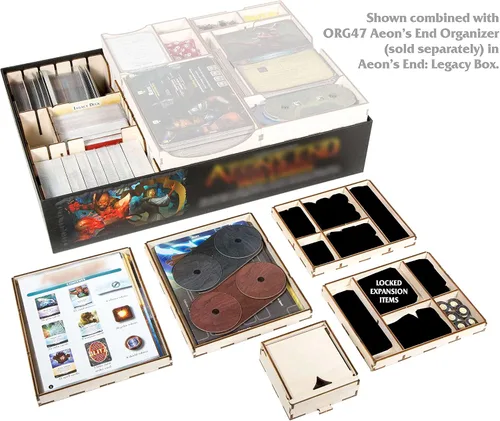 Miniatura 5 de The Broken Token Organizador de juegos - Aeon's End: Legacy - Organizador de juegos compatible, caja de almacenamiento de madera para juegos de mesa