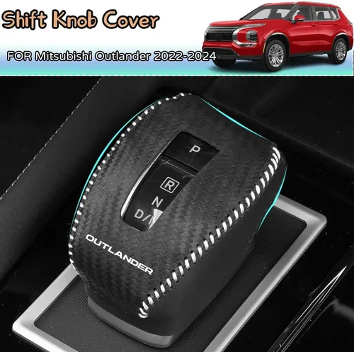 Miniatura 2 de Accesorios de interior personalizados para Mitsubishi Outlander 2022 2023 2024 Outlander PHEV 2023 2024 Cubierta de pomo de cambio de marcha