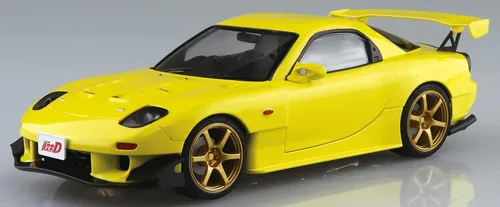 Miniatura 3 de Aoshima Inicial D: Kit de modelo a escala 1:24 FD3S RX7 V28 de Takahashi Keisuke