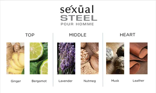 Miniatura 4 de Michel Germain Sexual Steel Pour Homme, 2.5 oz