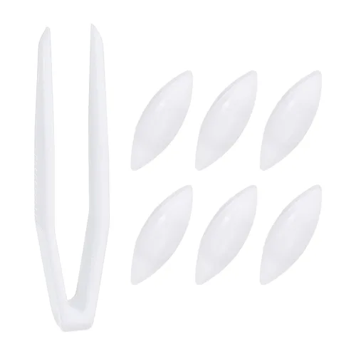 Miniatura 8 de PATIKIL Barra agitadora magnética, 0.236 x 0.118 in, 6 unidades de PTFE magnético, barra mezcladora magnética para vaso de precipitados de fondo