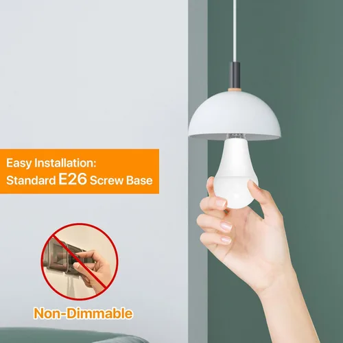 Miniatura 7 de ORALUCE Bombillas LED de 100 vatios, equivalente a 120 vatios, 15 W, 1600 lúmenes, 3000 K, bombillas LED blancas suaves, base media E26, no Blanco