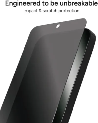 Miniatura 2 de ZAGG Fusion Privacy - Protector de pantalla antirreflejos para Samsung Galaxy S25 Ultra, polímero híbrido flexible, acabado mate, filtro