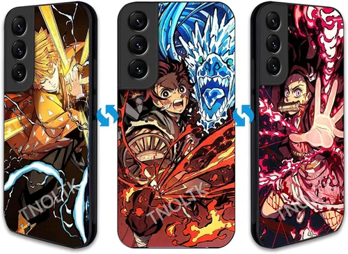 Miniatura 19 de Funda 3D Anime Motion para Samsung Galaxy S22, a prueba de golpes, suave, antiarañazos, manga cambiable, compatible con Samsung Galaxy S22, 6.1