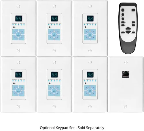 Miniatura 9 de OSD Audio Nero Max12: Amplificador de 6 zonas y 6 fuentes, potencia de 80W, control de audio multisala, integración de aplicaciones para iOS y 12