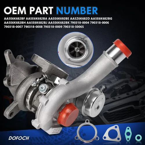 Miniatura 2 de Turbocompresor doble izquierdo y derecho para Ford Explorer Flex Lincoln MKS MKT 3.5L Ecoboost Reemplazo # AA5E9G438GD AA5E9G438GD AA5E9G438G