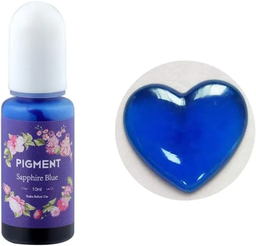 Mezcla de resina epoxi UV de 0.3 fl oz, pigmento líquido, pigmento de resina colorante, secado rápido, manualidades, herramientas de fabricación de