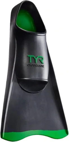 Miniatura 4 de TYR Crossblade Fins 2.0 - Aletas de natación de goma natural duraderas de hoja corta para entrenamiento de fuerza, velocidad y resistencia de piernas