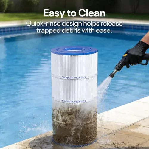Miniatura 7 de POOLPURE Filtro de piscina PLFPCC60 sustituye a Pentair CCP240, PCC60, Ultral-A4, Unicel C-7469, R173572, 178569, Filbur FC-1975, Clean and Clear