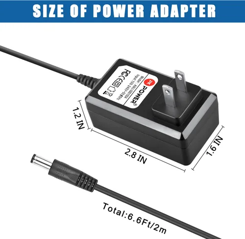 Miniatura 3 de Adaptador de 12 V CA CC para bomba de aire portátil de llenado rápido Coleman QuickPump, fuente de alimentación para bomba de colchón de aire