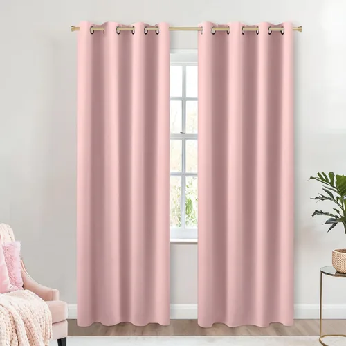 Miniatura 142 de Cortinas opacas de 72 pulgadas extra anchas para dormitorio, puerta corrediza de vidrio y patio, 2 paneles con ojales para oscurecer ventana grande