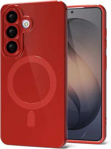Miniatura 131 de Svanove para Samsung Galaxy S22 Funda de teléfono de silicona magnética, compatible con Magsafe, linda para mujeres, brillante color brillante, gel