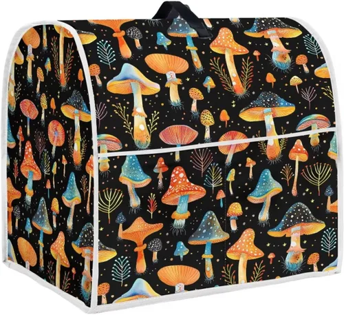 Miniatura 12 de Talayituse Beach Turtle Starfish Print Stand Mixer Cover for 4.5-5 Quarts Kitchen Aid, Washable Mixer Dust Cover with Handle and Pocket Kitchen