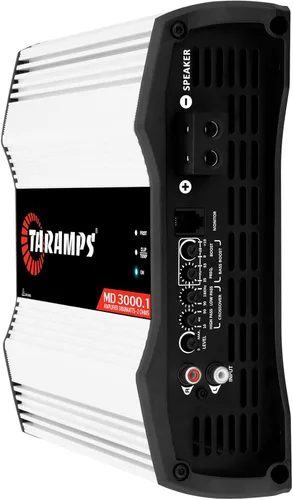 Miniatura 3 de Taramps MD 3000.1 Amplificador de 2 ohmios 3000 vatios RMS 1 canal de rango completo, monobloque de audio para automóvil, indicador de monitor LED