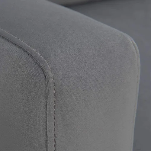 Miniatura 2 de AC Pacific Ally - Sillón de poliéster Mid-Century color gris