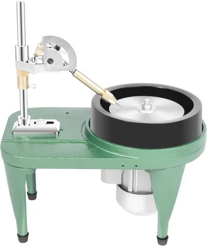 Máquina de facetado de gemas 2800 rpm, dispositivo pulidor lapidario de joyería de pulido de jade de 180 W, kit de pulido de ángulo de joyería con
