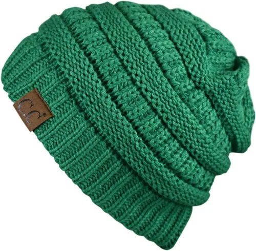 Miniatura 189 de C.C Trendy Warm Chunky Soft Stretch Cable Knit Beanie