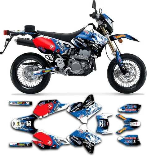 Miniatura 54 de Kit de calcomanías personalizadas para Suzuki DRZ400 E / DRZ400 Enduro / DRZ400E / DR-Z400E / DRZ400 EN 1999-2024, SZDRSE9919003-KO