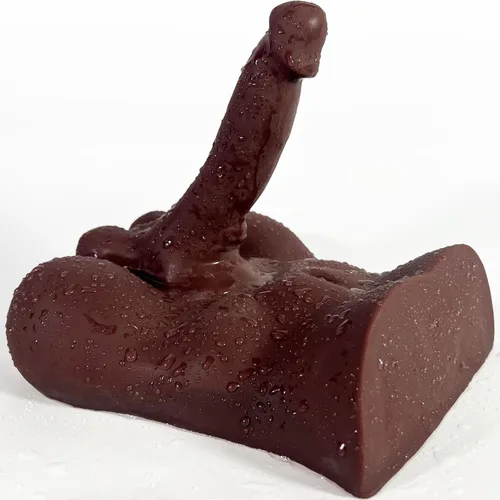 Miniatura 8 de Consolador enorme y grueso para adulto, consolador de muñeca sexual para mujer y hombre, juguete masturbador con base fija, material TPE suave