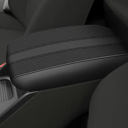 Miniatura 14 de AOMSAZTO Funda de reposabrazos para Civic Honda 2012-2015, color negro, almohadilla de consola central para Civic