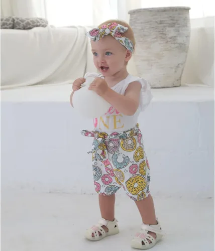 Miniatura 3 de Traje de bebé niña de primer cumpleaños para niña traje de cumpleaños para niña traje de bebé dulce un body