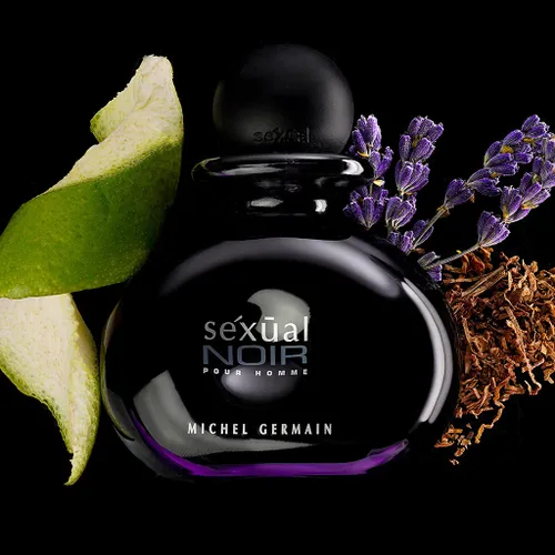 Miniatura 2 de Michel Germain Sexual Noir Pour Homme Eau de Toilette en aerosol, notas altas de bergamota italiana, pomelo crujiente, cardamomo, aceites naturales