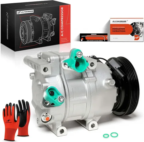 Miniatura 10 de A-Premium Compresor de A/C con embrague compatible con Hyundai Accent 1.6L 2006-2009, Dodge Attitude 1.6L 2006-2010 2012